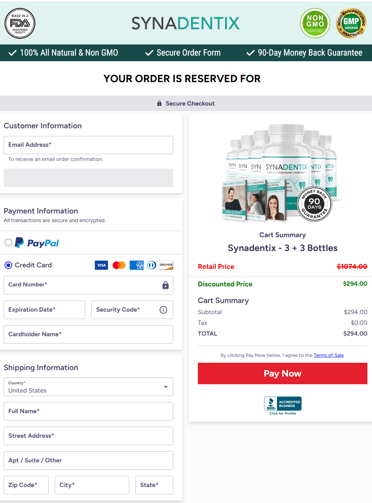 Synadentix-Secure-Checkout